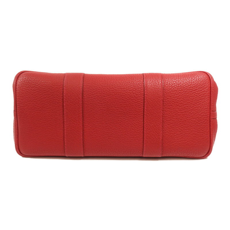 HERMES Country皮革Garden Party PM手挽袋Rouge Piment-3