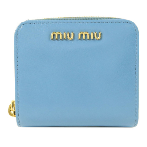 Miu Miu 羊皮皮革Compact Bifold Wallet錢包