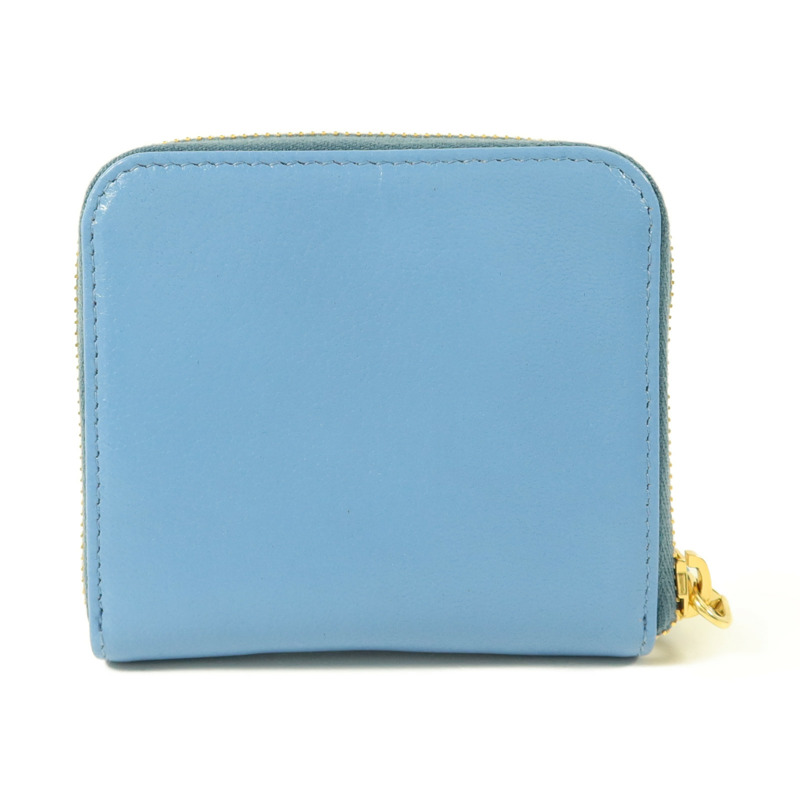 Miu Miu 羊皮皮革Compact Bifold Wallet錢包-1