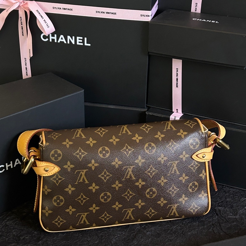 Louis Vuitton 路易威登 老花金扣單肩曼哈頓塞納河腋下單肩包 30cm×17cm-1