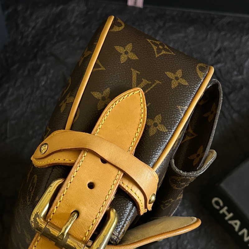 Louis Vuitton 路易威登 老花金扣單肩曼哈頓塞納河腋下單肩包 30cm×17cm-4