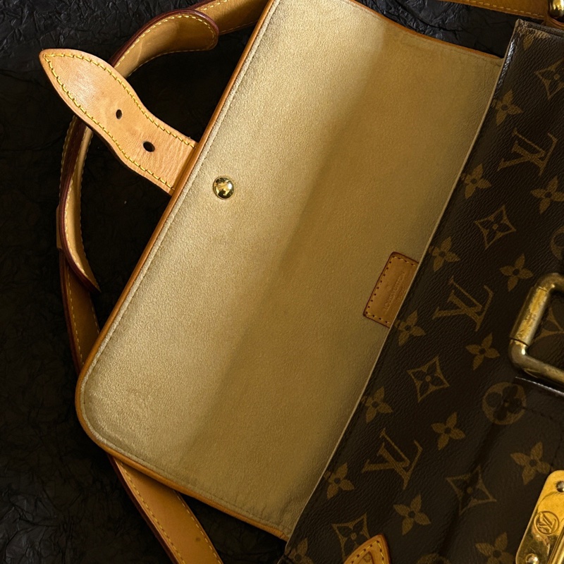 Louis Vuitton 路易威登 老花金扣單肩曼哈頓塞納河腋下單肩包 30cm×17cm-7
