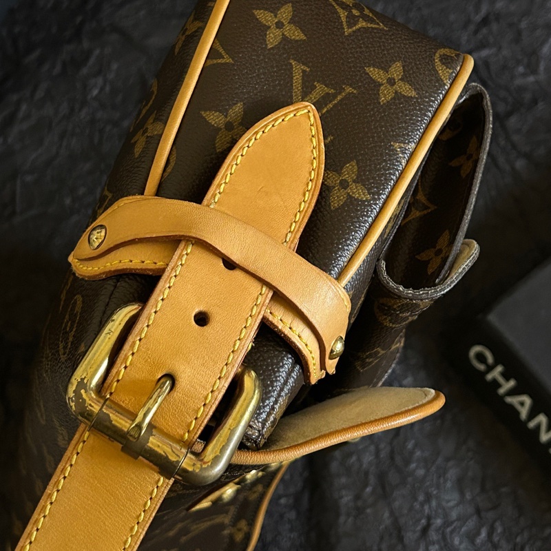 Louis Vuitton 路易威登 老花金扣單肩曼哈頓塞納河腋下單肩包 30cm×17cm-10