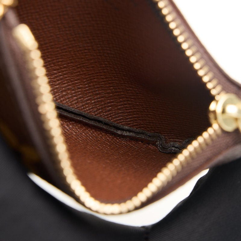 二手Lv 鑰匙扣零錢包/老花-9