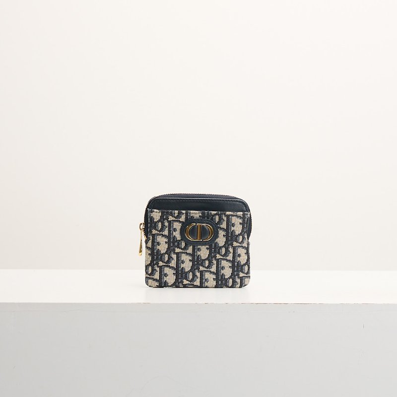 二手DIOR CD吐司零錢包/老花-0