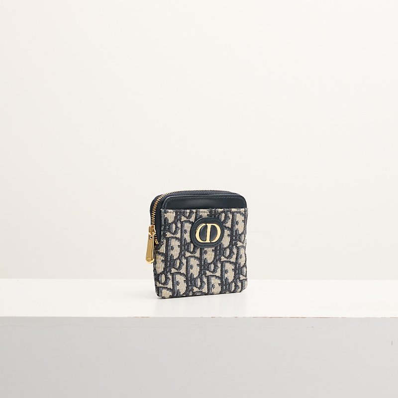 二手DIOR CD吐司零錢包/老花-1