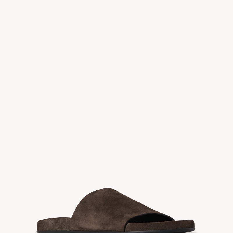 The Row 女士 Hugh 絨面革拖鞋35 36 37 38 39 41 42碼-4