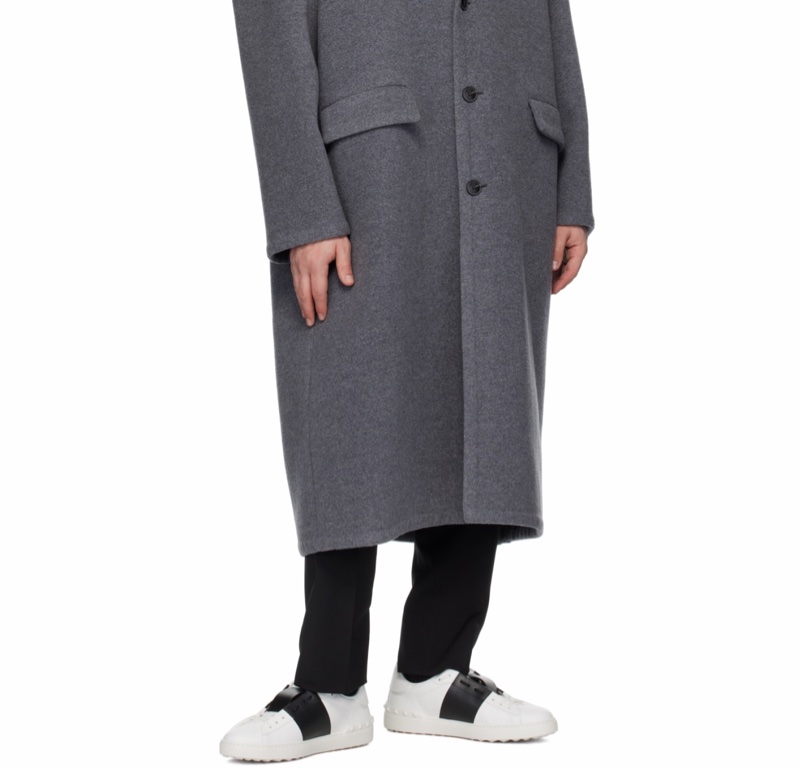 Valentino 男士 OPEN低幫板鞋-8