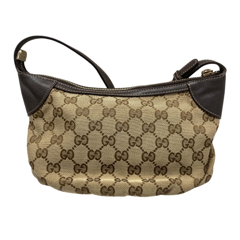 GUCCI 古馳 224093 GG帆布手提包 帆布 老花 棕色-2