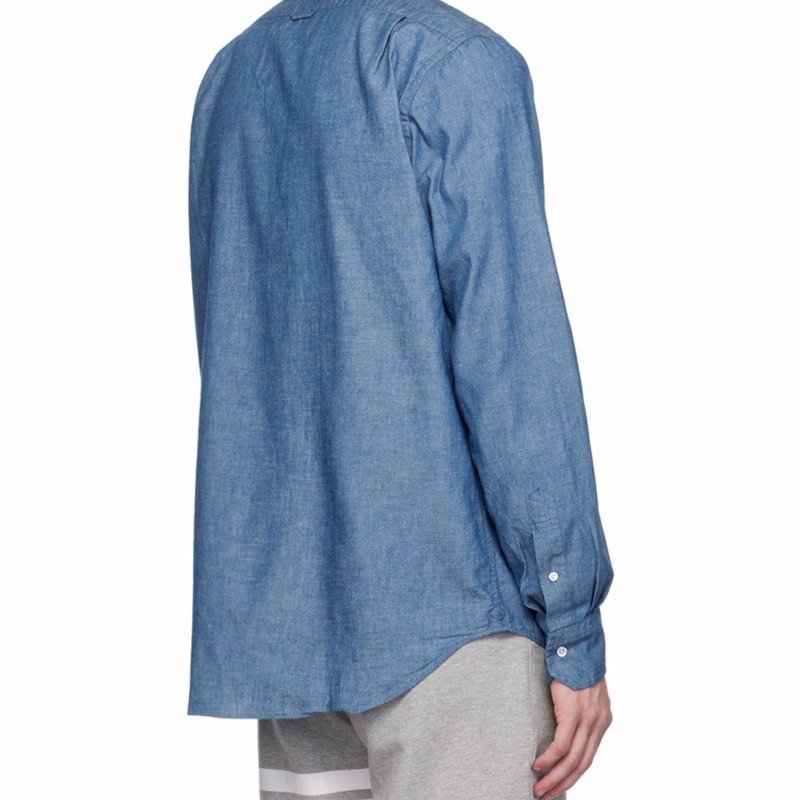 Thom Browne 男士 條紋紐扣襯衫0 1 2 3 4 5碼-5