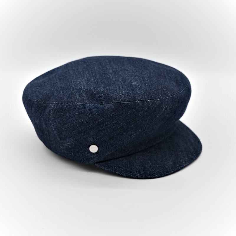 Hermès 愛馬仕 牛仔 藍色 報童帽-1