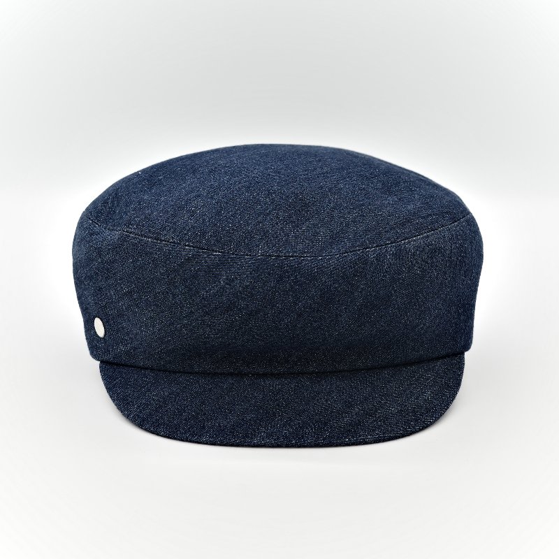 Hermès 愛馬仕 牛仔 藍色 報童帽-2