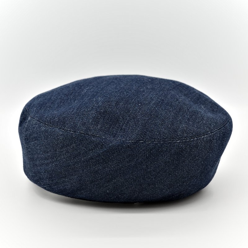 Hermès 愛馬仕 牛仔 藍色 報童帽-3
