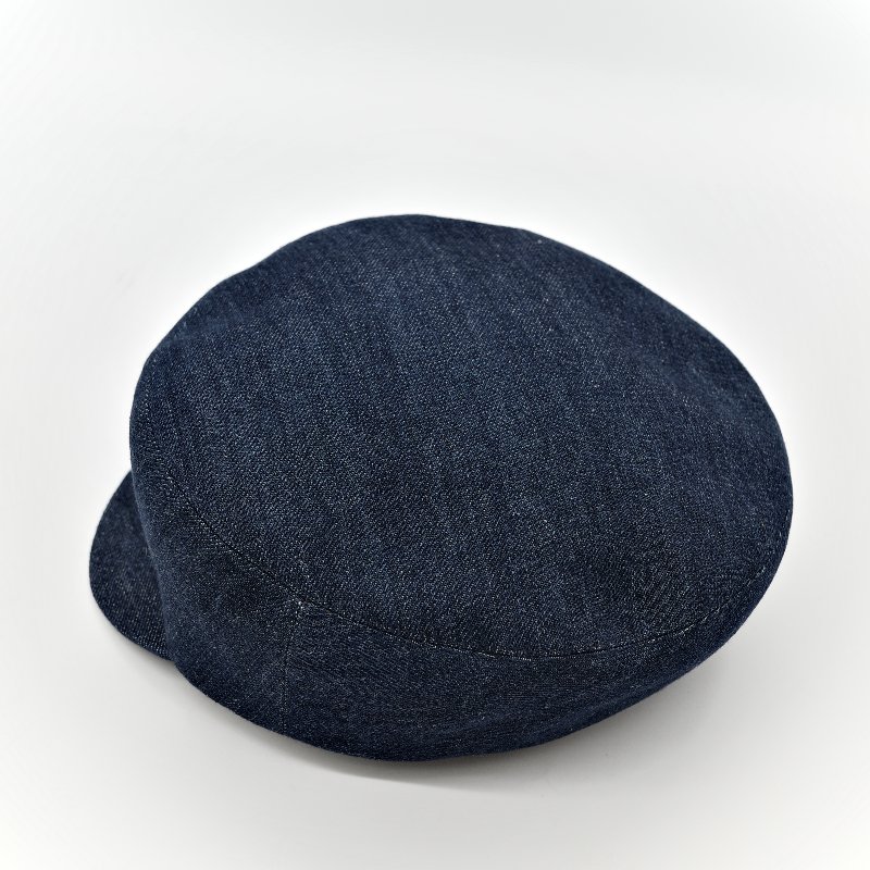 Hermès 愛馬仕 牛仔 藍色 報童帽-4