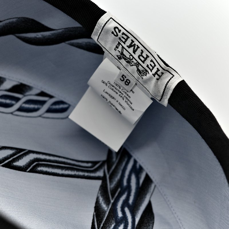 Hermès 愛馬仕 牛仔 藍色 報童帽-7