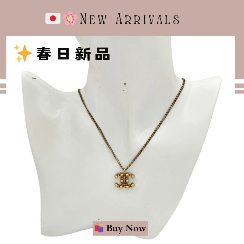 🛍️🎁 26 🔥 4月新品【預訂】 💘 香奈兒 Chanel 金色鉚釘頸鏈🔥 香奈兒熱賣款 香奈兒經典款頸鏈 CHANEL NECKLACE-2
