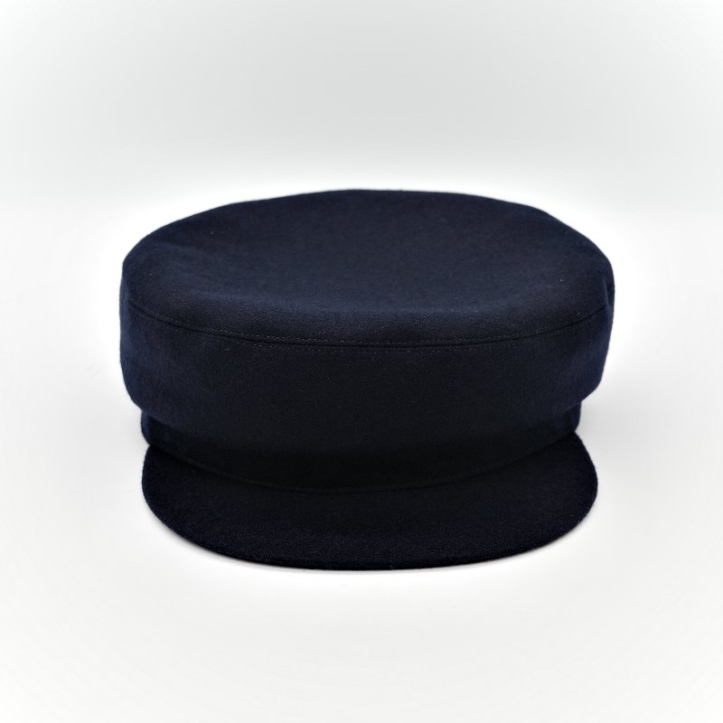 Hermès 愛馬仕  羊毛 藍色 報童帽-1