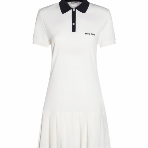 Miu Miu 女士 POLE領連衣裙XS S M L碼