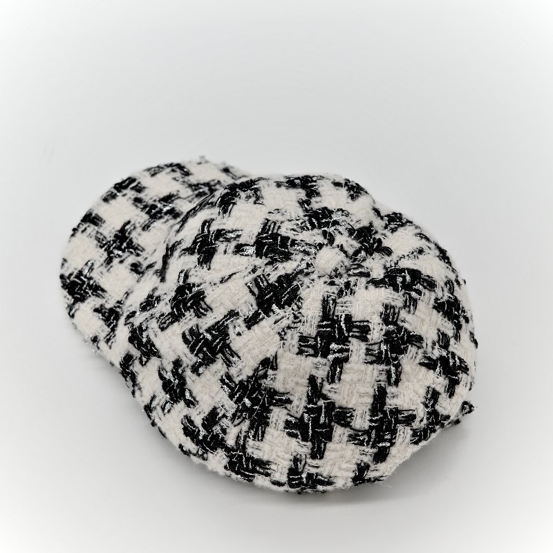 Chanel 香奈兒 千鳥格紋 織物 帽子 棒球帽-4