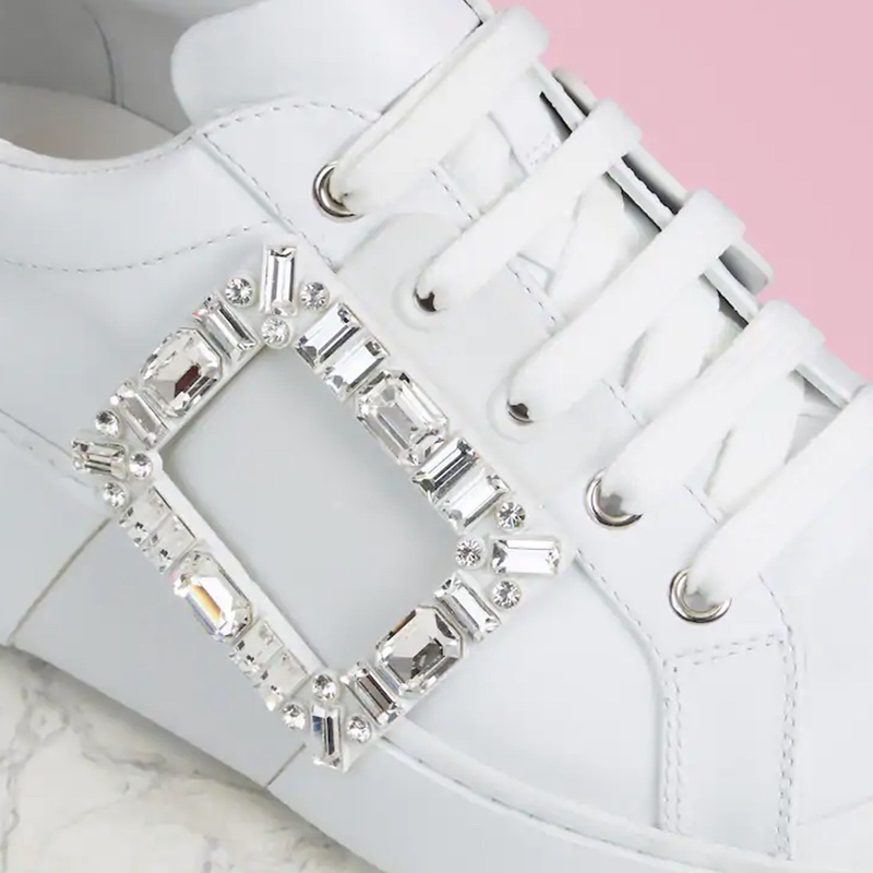 Roger Vivier 女士 系帶休閒運動鞋34 35 35.5 36 36.5 37 37.5 38 38.5 39 39.5 40 40.5 41 41.5 42碼-1