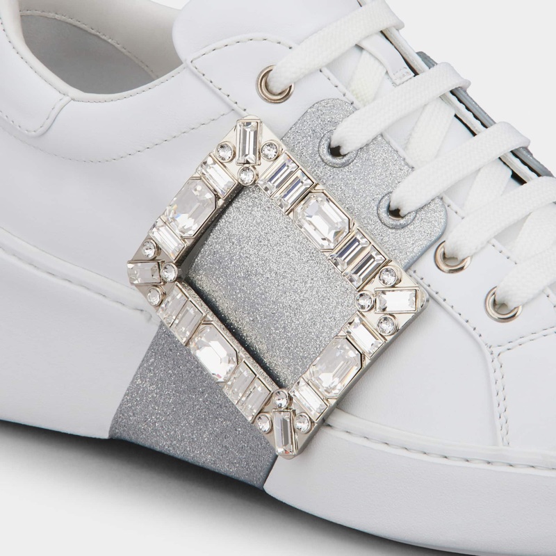 Roger Vivier 女士 Viv Skate系帶休閒運動鞋34 34.5 35 35.5 36 36.5 37 37.5 38 38.5 39 39.5 40 40.5 41 41.5 42碼跟高: 4.5cm-1