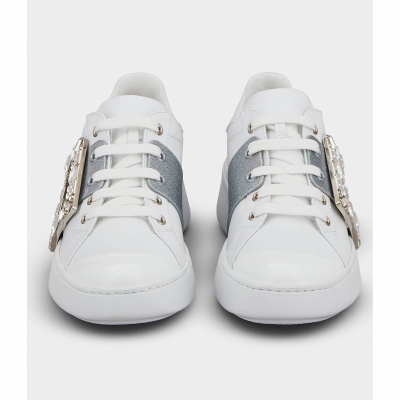 Roger Vivier 女士 Viv Skate系帶休閒運動鞋34 34.5 35 35.5 36 36.5 37 37.5 38 38.5 39 39.5 40 40.5 41 41.5 42碼跟高: 4.5cm-4