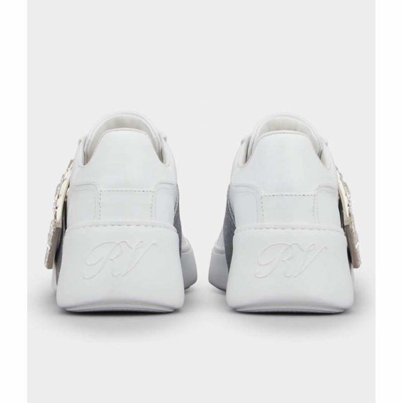 Roger Vivier 女士 Viv Skate系帶休閒運動鞋34 34.5 35 35.5 36 36.5 37 37.5 38 38.5 39 39.5 40 40.5 41 41.5 42碼跟高: 4.5cm-6