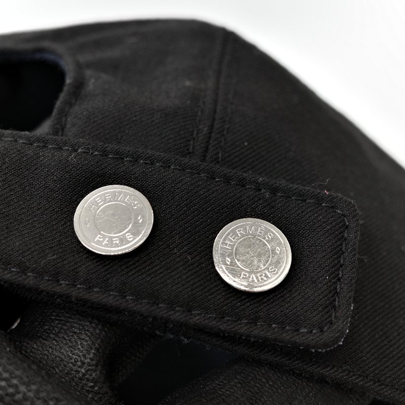 Hermès 愛馬仕 黑色 棒球帽-7