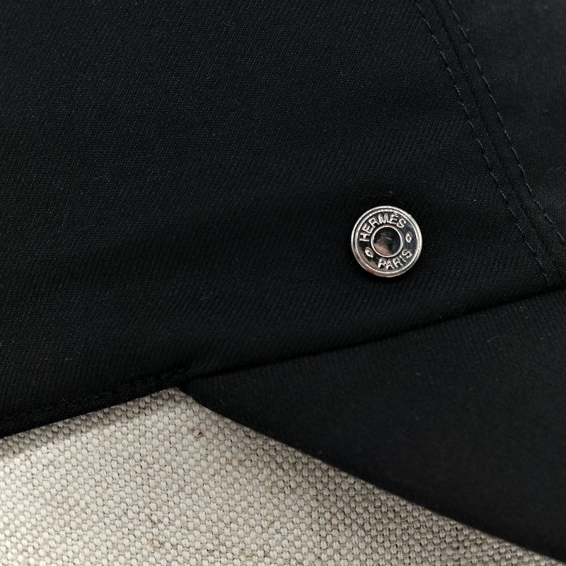 Hermès 愛馬仕 黑色 棒球帽-8
