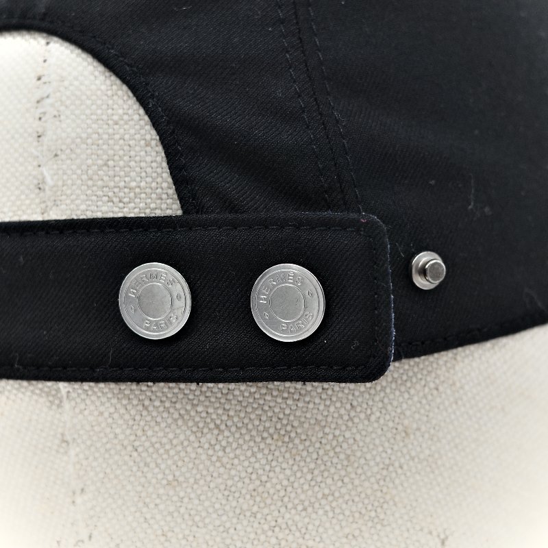 Hermès 愛馬仕 黑色 棒球帽-9