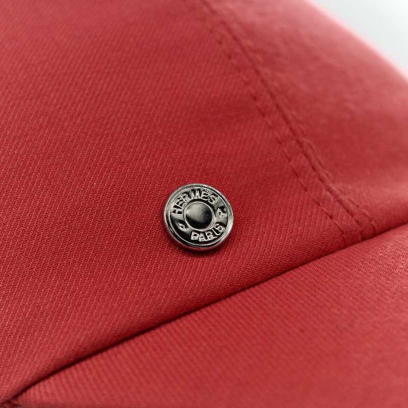 Hermès 愛馬仕 紅色 棒球帽-11