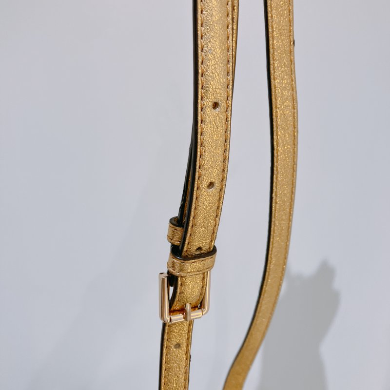 TK2007	Michael Kors Handbag 24cm Gold X GHW Leather With Lock Charm-17