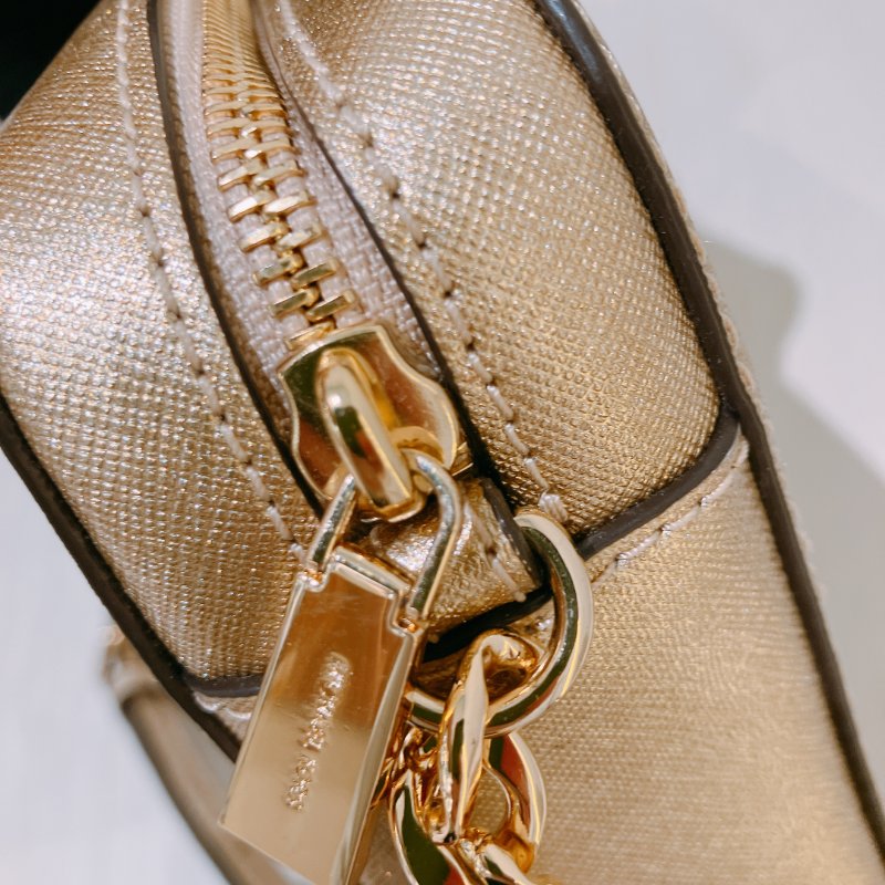 TK2008	Michael Kors Shoulder Bag Gold X GHW Leather-27