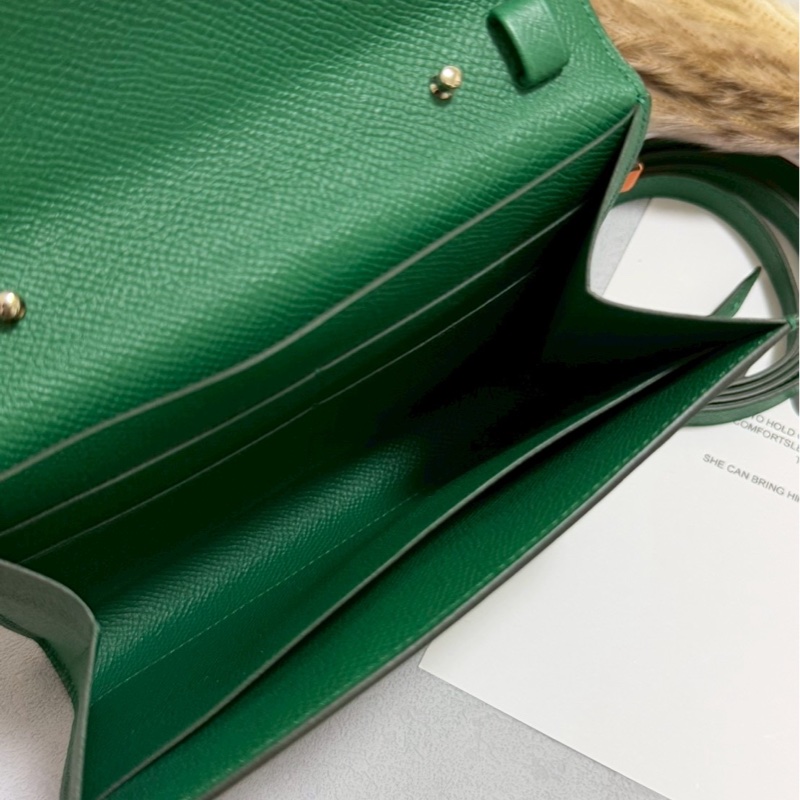 愛馬仕入門款woc Clic 16絲絨綠-2