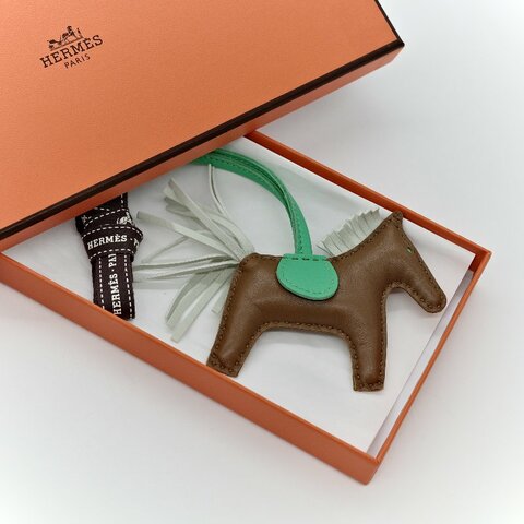 Hermès 愛馬仕 Rodeo PM 掛件 0S Vert Fizz 氣泡綠 2S Sesame 芝麻色 6W Menthe 薄荷綠 小馬