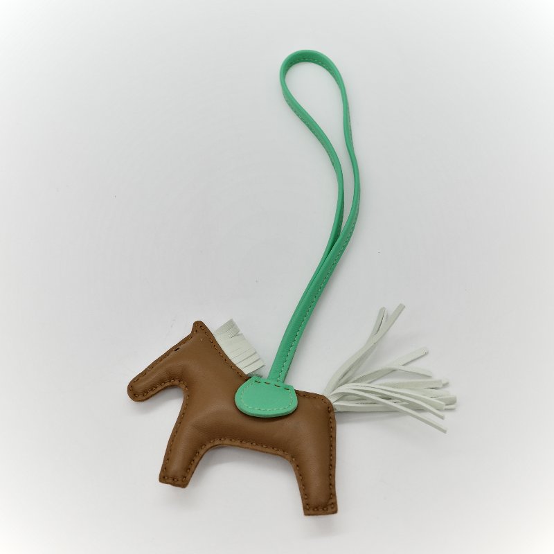 Hermès 愛馬仕 Rodeo PM 掛件 0S Vert Fizz 氣泡綠 2S Sesame 芝麻色 6W Menthe 薄荷綠 小馬-3