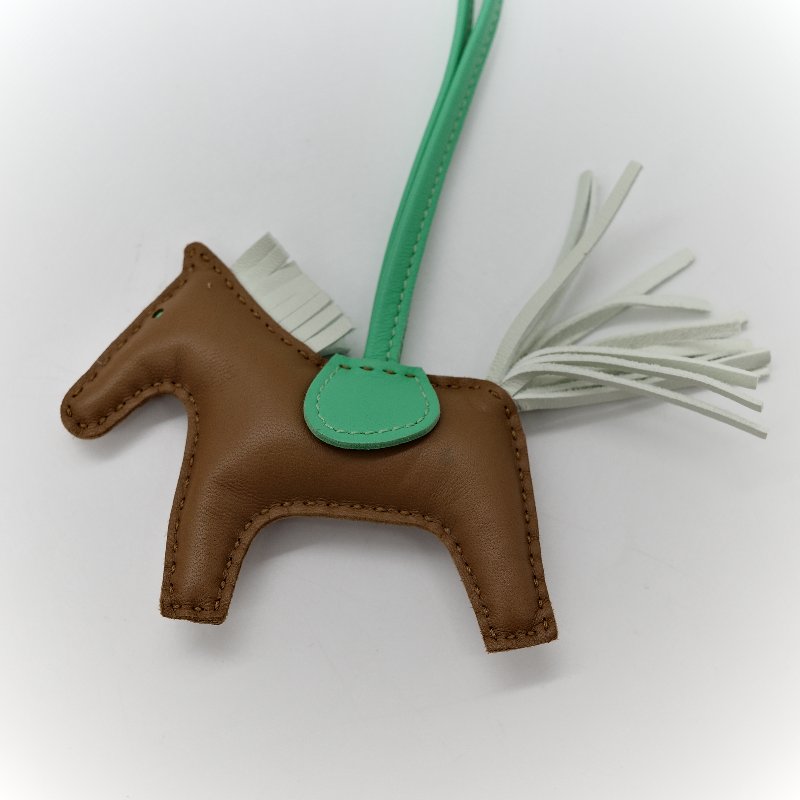 Hermès 愛馬仕 Rodeo PM 掛件 0S Vert Fizz 氣泡綠 2S Sesame 芝麻色 6W Menthe 薄荷綠 小馬-4