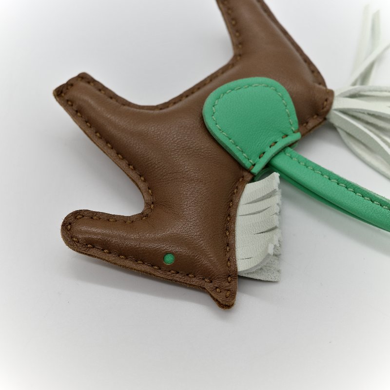 Hermès 愛馬仕 Rodeo PM 掛件 0S Vert Fizz 氣泡綠 2S Sesame 芝麻色 6W Menthe 薄荷綠 小馬-5