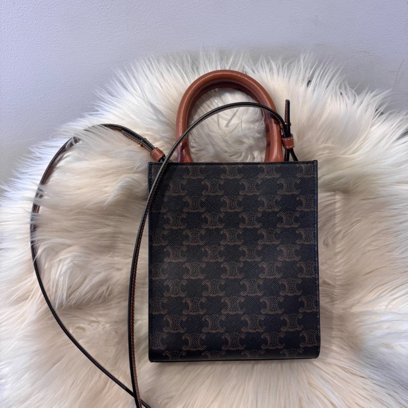 CELINE 經典凱旋門老花琴譜包 小號-1