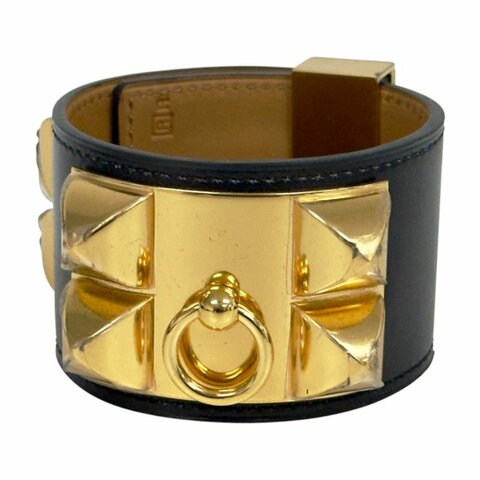 HERMES Collier de Chien 手環 框R刻
