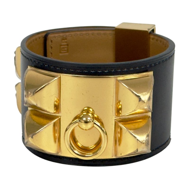 HERMES Collier de Chien 手環 框R刻-0