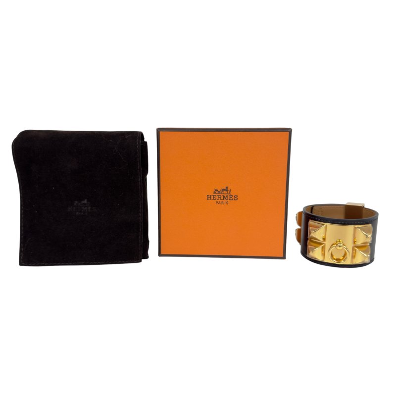 HERMES Collier de Chien 手環 框R刻-1