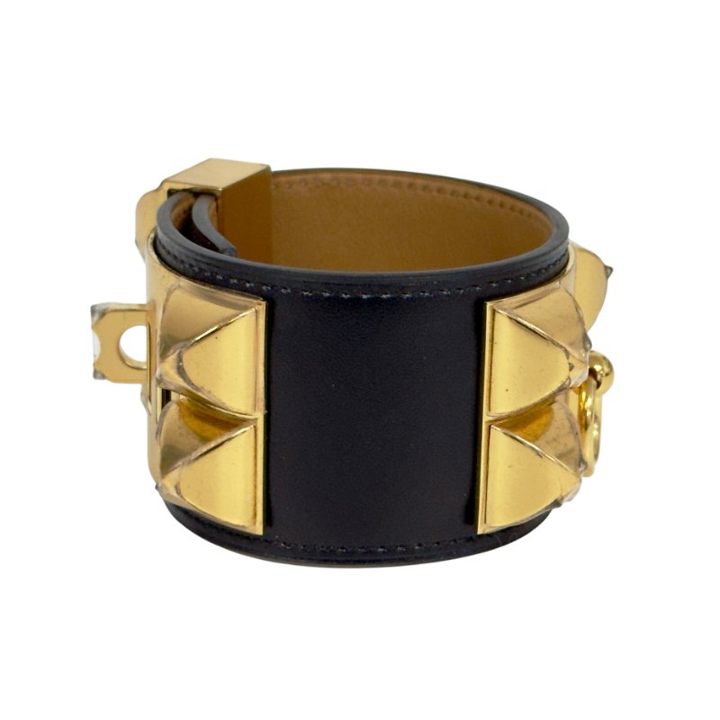 HERMES Collier de Chien 手環 框R刻-3