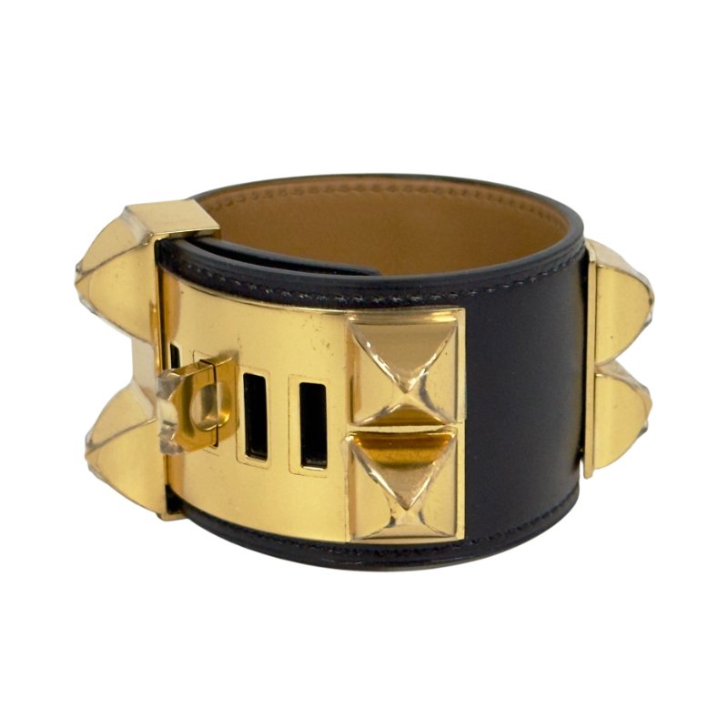 HERMES Collier de Chien 手環 框R刻-4