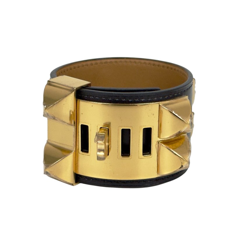 HERMES Collier de Chien 手環 框R刻-5