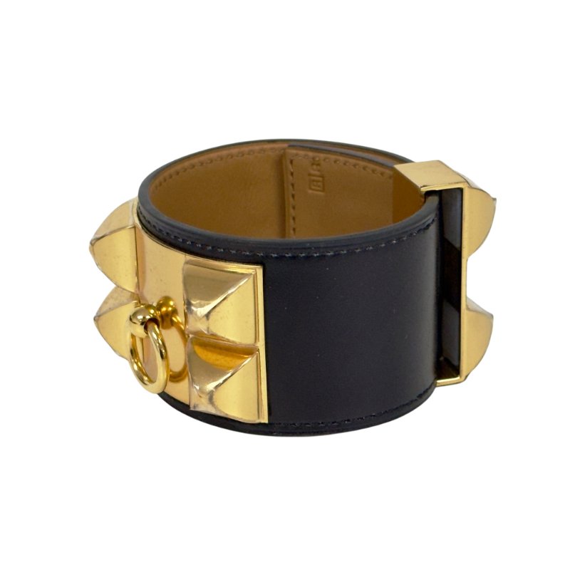 HERMES Collier de Chien 手環 框R刻-8