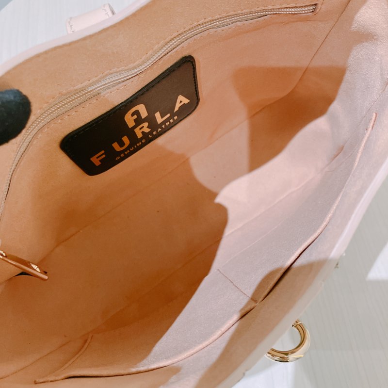 TK2011 Furla Floral-Print Shoulder Bag Pink-11