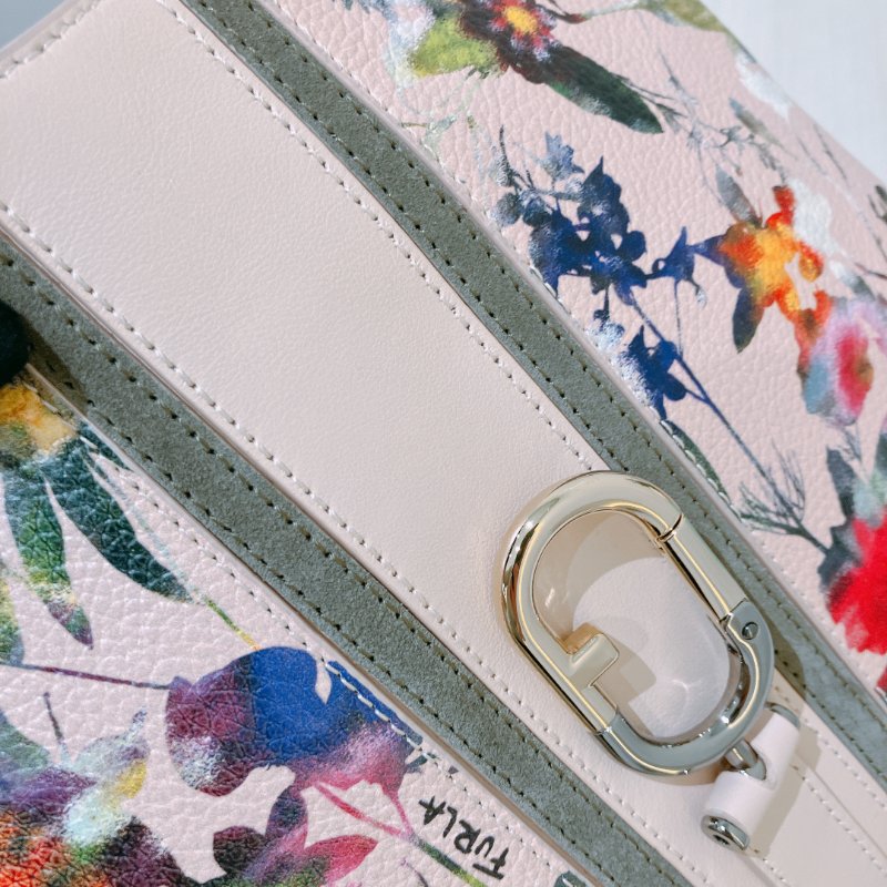 TK2011 Furla Floral-Print Shoulder Bag Pink-24
