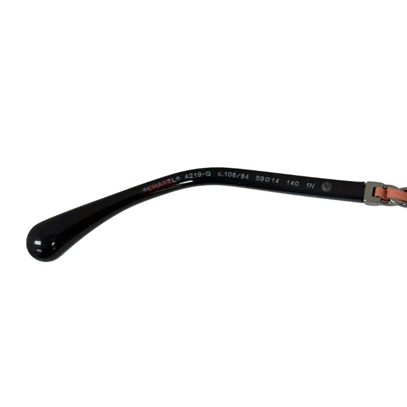 CHANEL CC 皮穿鏈 太陽眼鏡-11