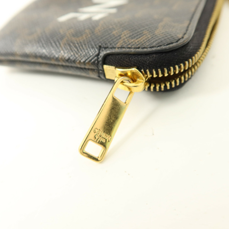 CELINE 塗層帆布Coin Purse零錢包-6
